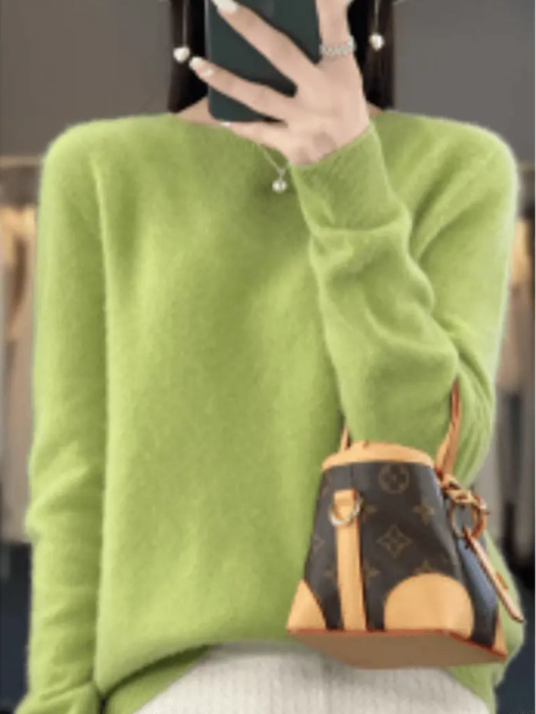 Cashmere Luxe - Elegante Cashmere Kvinne Genser for Hverdagsstil Motelys