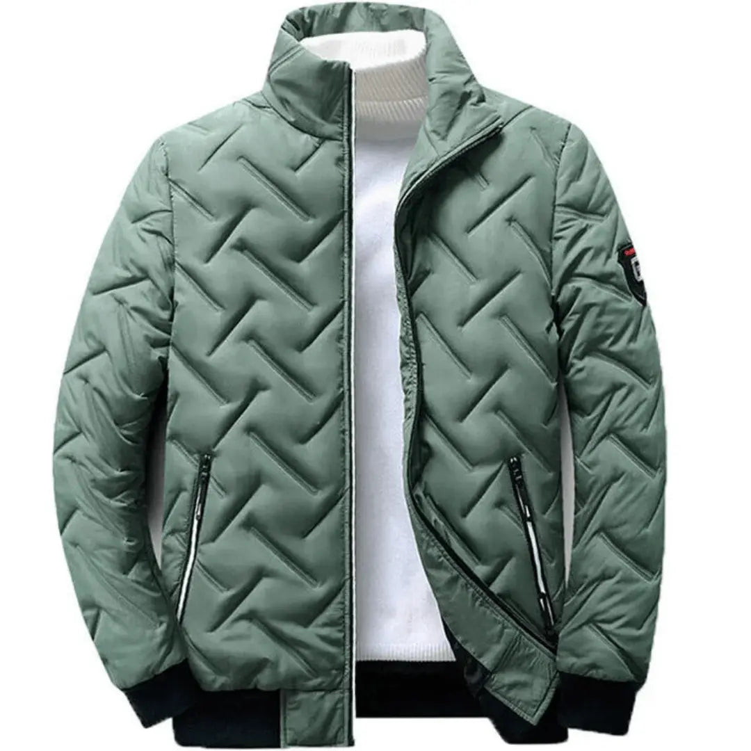 WeatherGuard - Stilfull Høst- og Vinterjakke for Menn Motelys