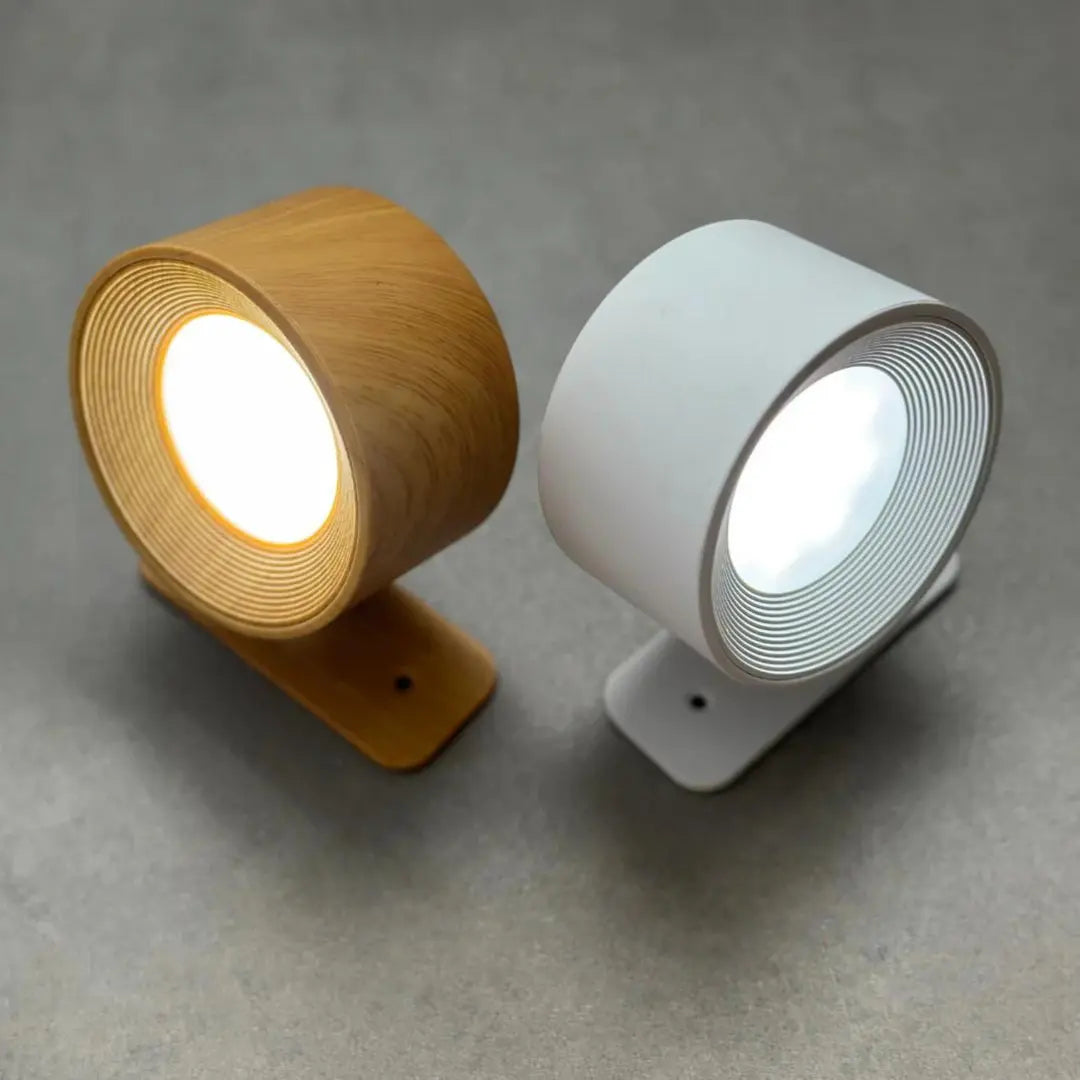 360° oppladbar LED-vegglampe Motelys