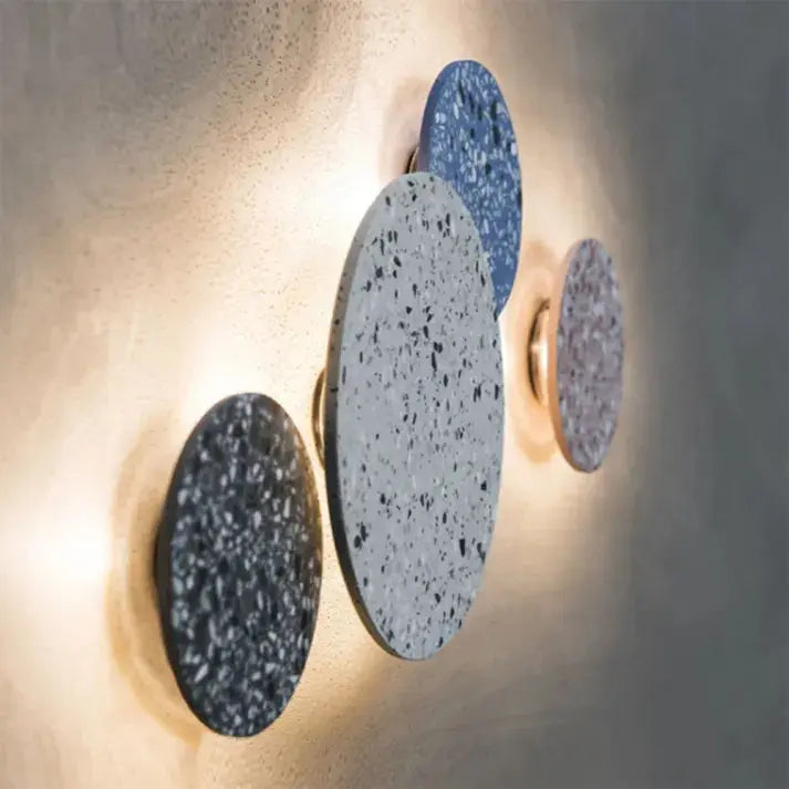 LumenArt - Unik Terrazzo Stibelysning for Moderne Interiør Motelys