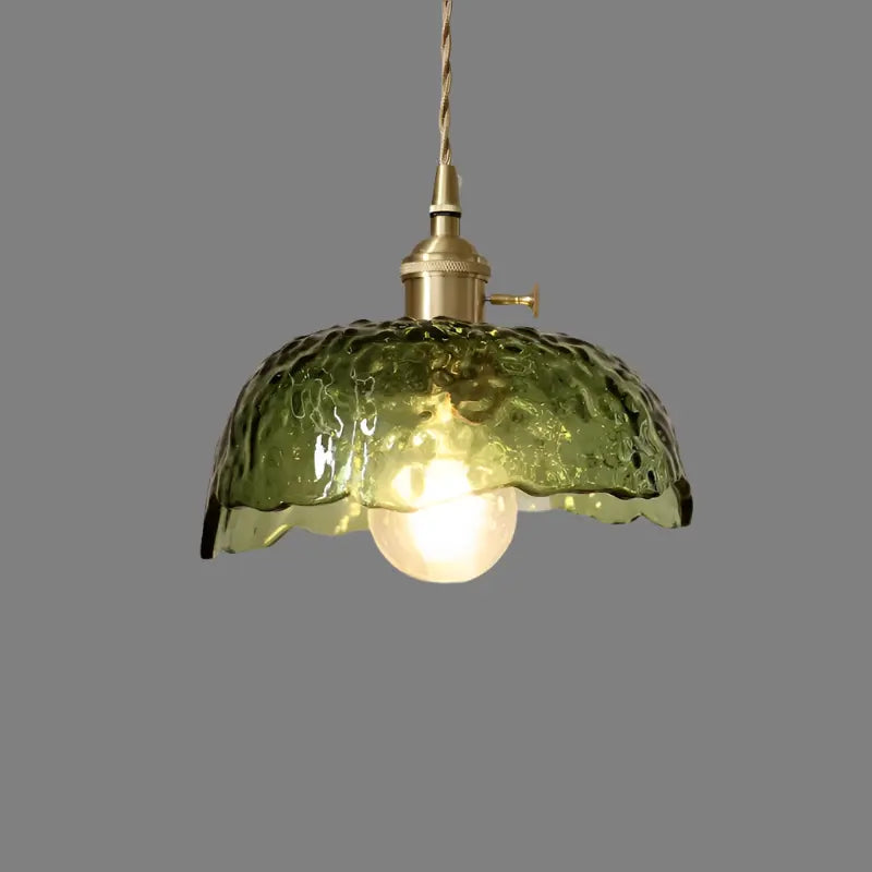 BrassGlow - Elegant Pendellampe i Messingglass for Stilfulle Rom Motelys