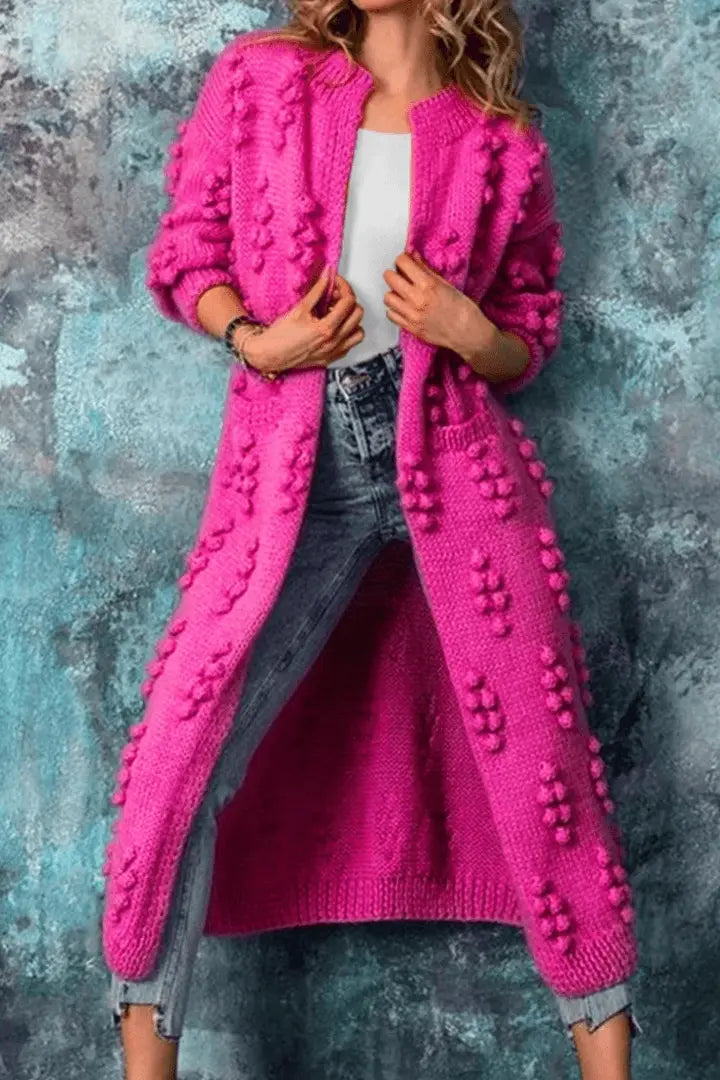 CozyWear - Strikket cardigan for Kvinner Motelys