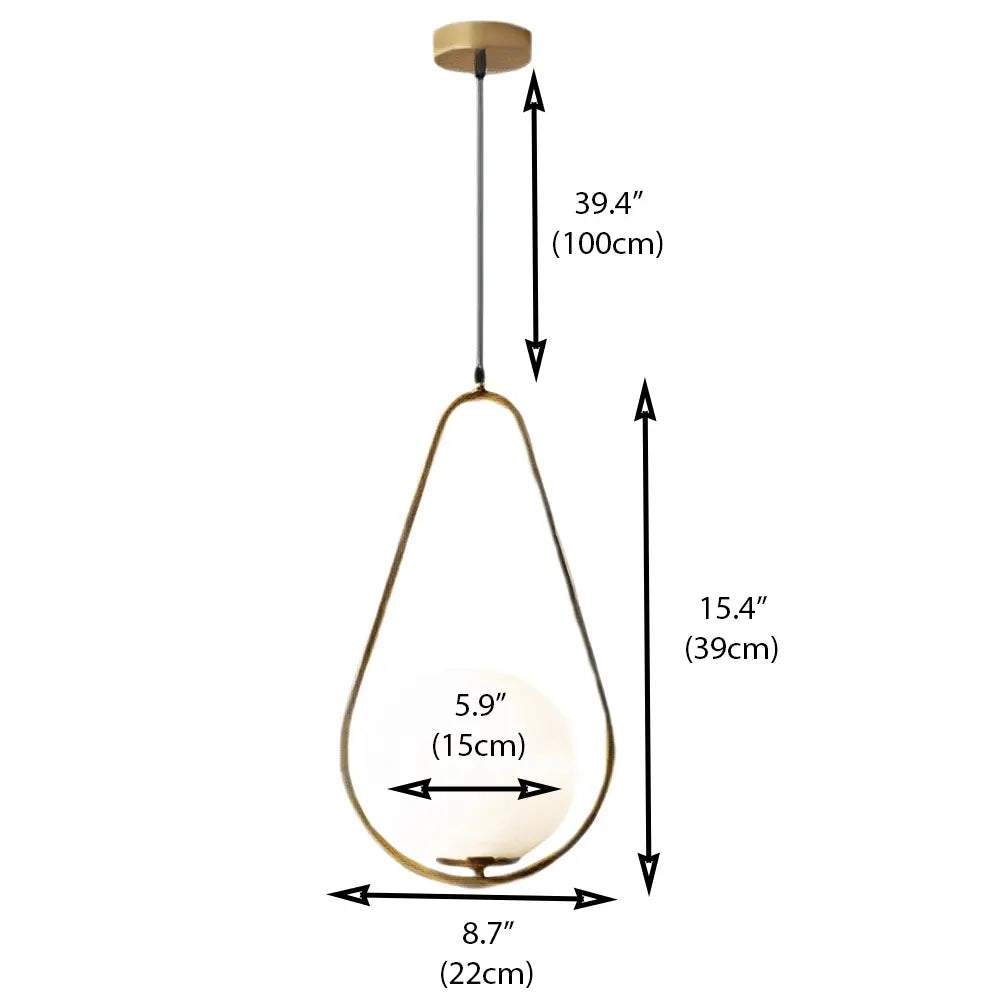 LustreGlow - Stilige Drop Pendellamper for Moderne Hjem Motelys