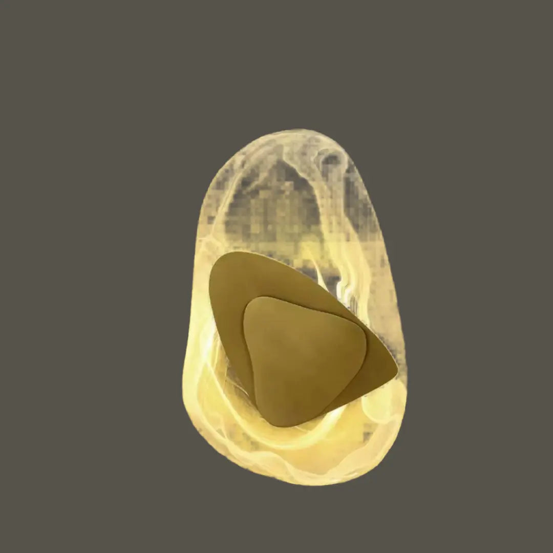 LuxeLight - Elegant LED-Vegglampe i Glass for Stilren Belysning Motelys