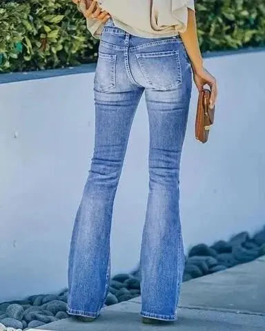 JeanVibe - Stretchy Jeans for Kvinner med Utrolig Komfort Motelys