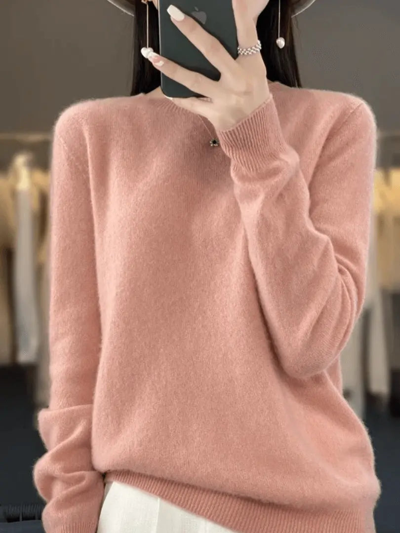 Cashmere Luxe - Elegante Cashmere Kvinne Genser for Hverdagsstil Motelys