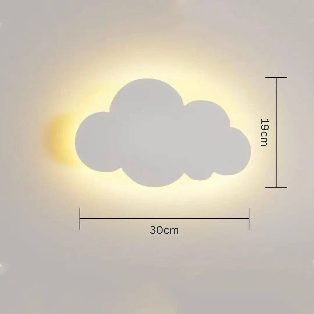 Cloud silhuett vegglampe Motelys