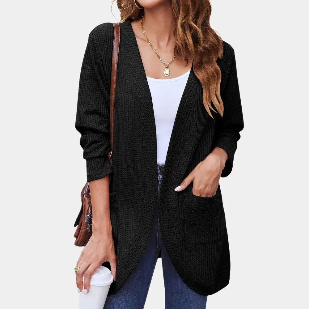 WarmNest - Cardigan for Kvinner med Komfort og Stil Motelys