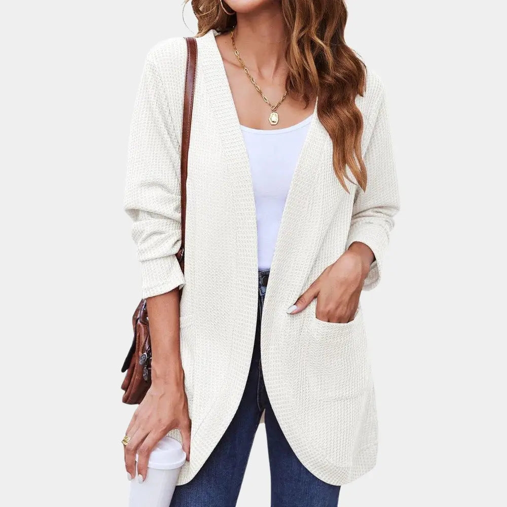 WarmNest - Cardigan for Kvinner med Komfort og Stil Motelys