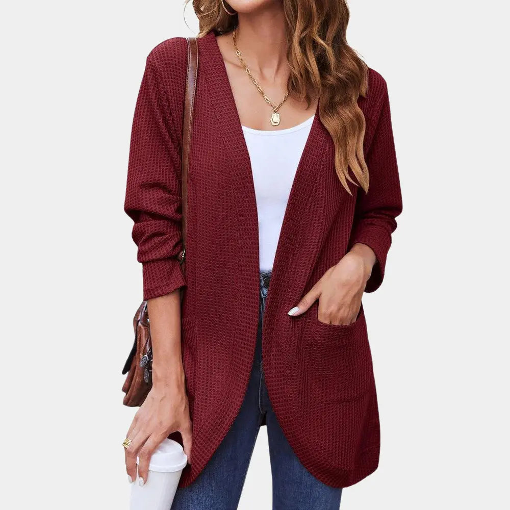 WarmNest - Cardigan for Kvinner med Komfort og Stil Motelys