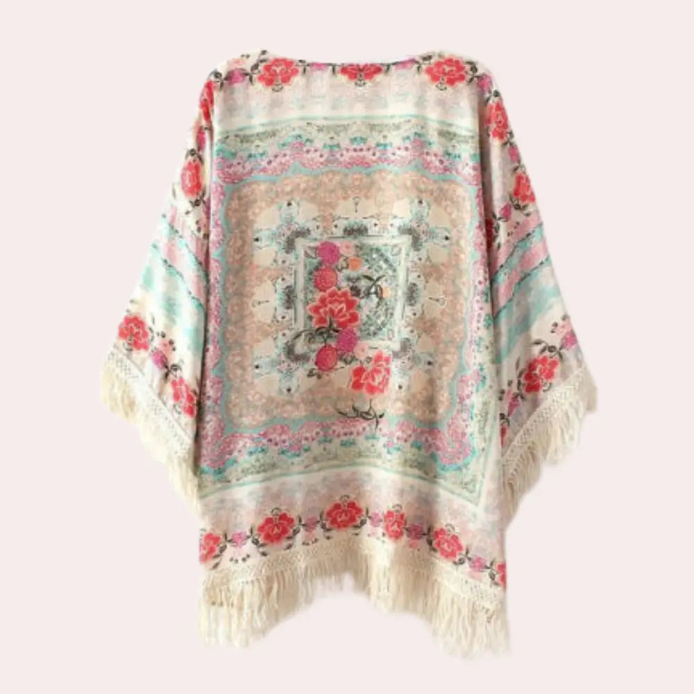 Løs Blomstret Cardigan Motelys