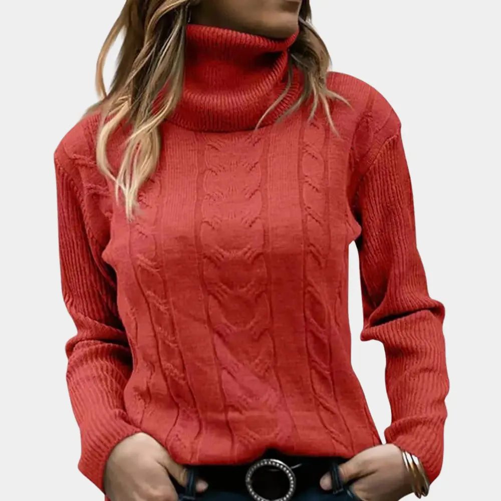 WarmStyle - Strikket Turtleneck-Genser til Dame Motelys