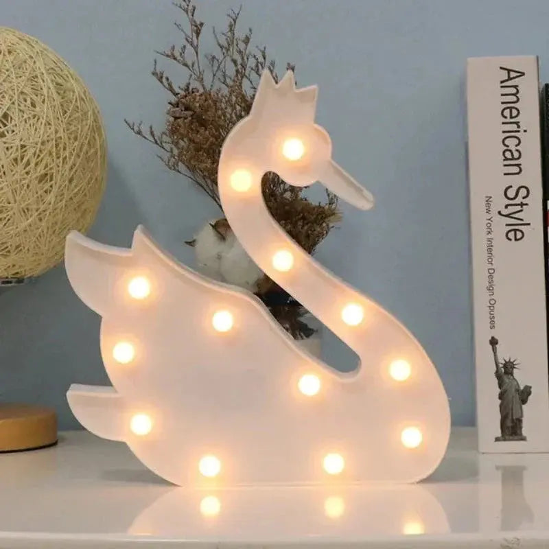 Animalia - Sjarmerende Bordlampe med Dyr til Barnerommet Motelys