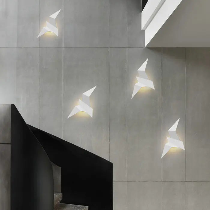 LumaFlee - Stilig Vegglampe med Fugledesign for Et Unikt Uttrykk Motelys