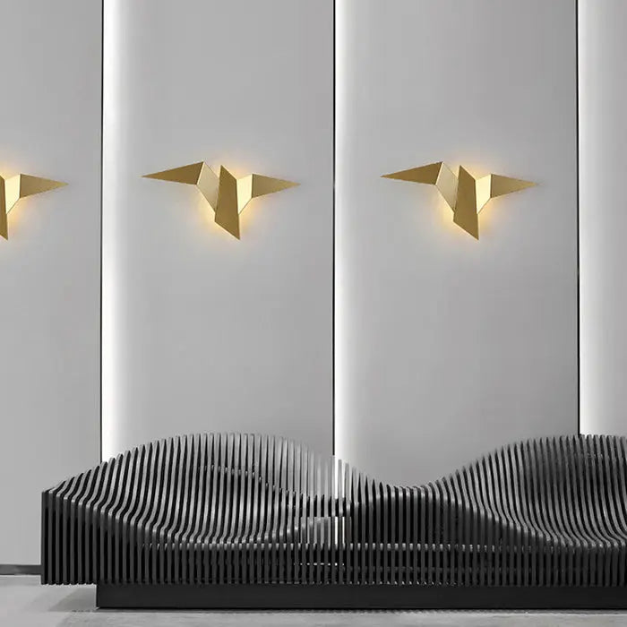 LumaFlee - Stilig Vegglampe med Fugledesign for Et Unikt Uttrykk Motelys