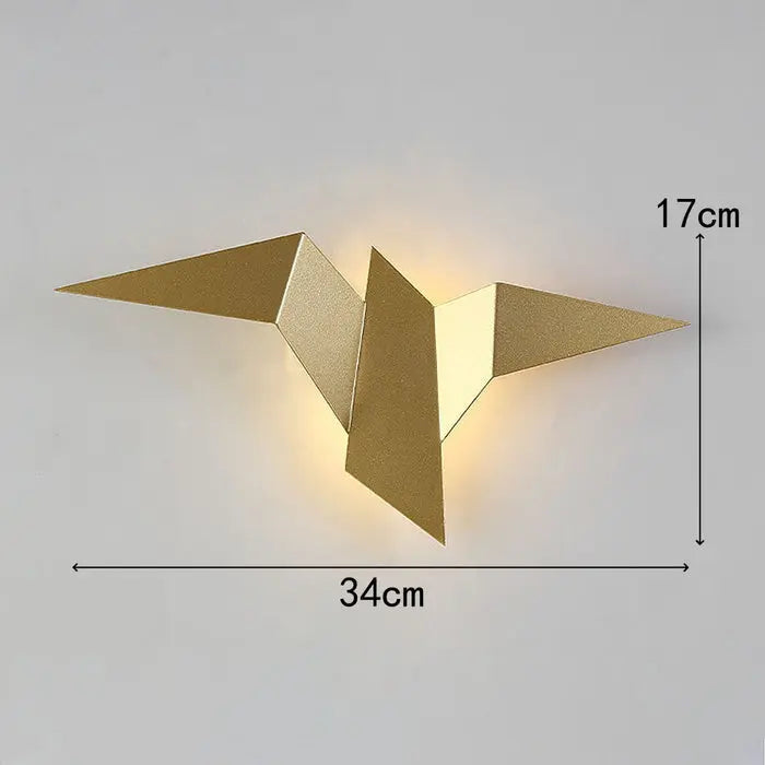 LumaFlee - Stilig Vegglampe med Fugledesign for Et Unikt Uttrykk Motelys