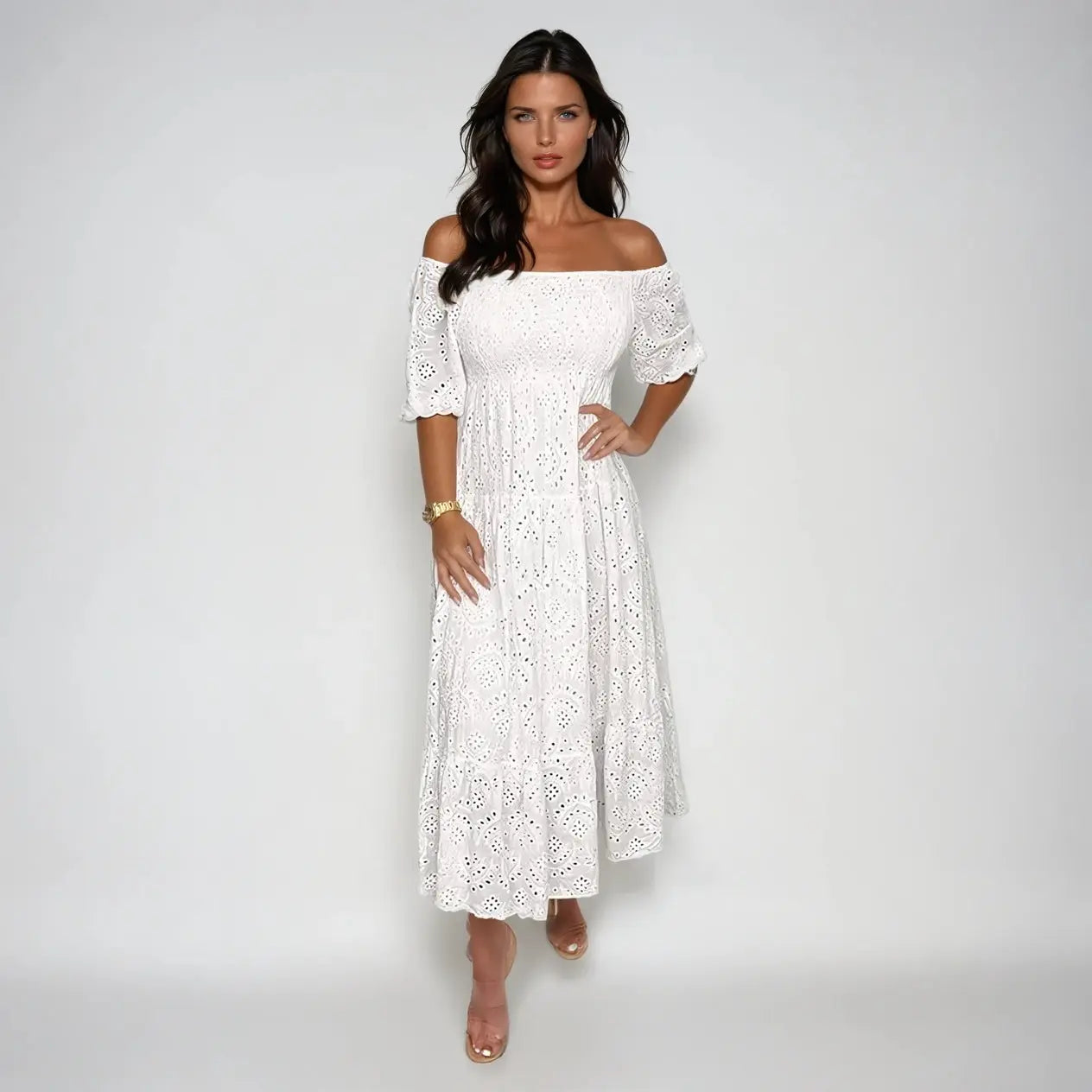ChicElegance - Trendy Midikjole for Alle Anledninger Motelys