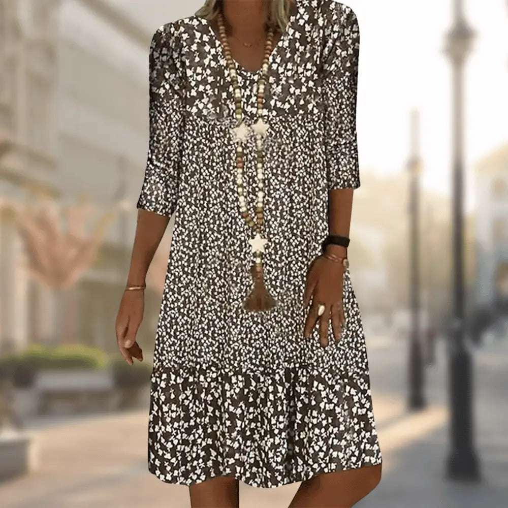 ElegantWear - Stilfull Midikjole for Hver Anledning Motelys