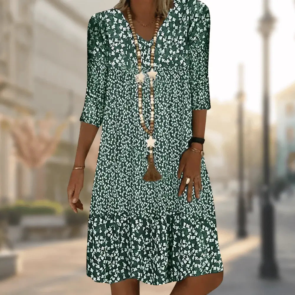 ElegantWear - Stilfull Midikjole for Hver Anledning Motelys