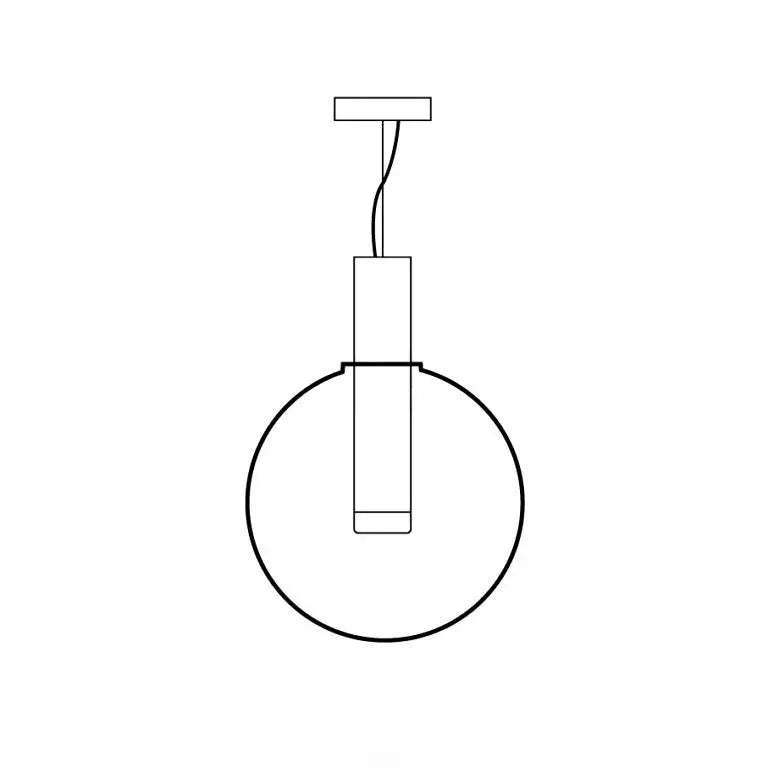 GlowSphere - Elegant Pendellampe for Stilfulle Interiør Motelys