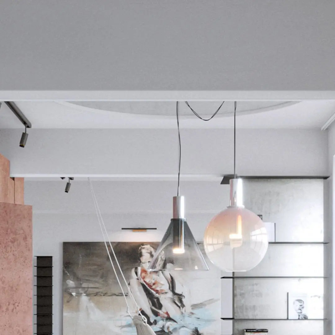 GlowSphere - Elegant Pendellampe for Stilfulle Interiør Motelys