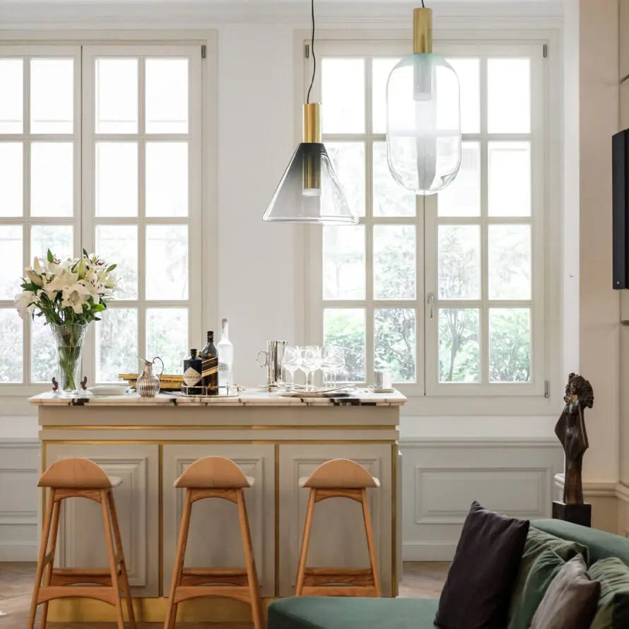 GlowSphere - Elegant Pendellampe for Stilfulle Interiør Motelys