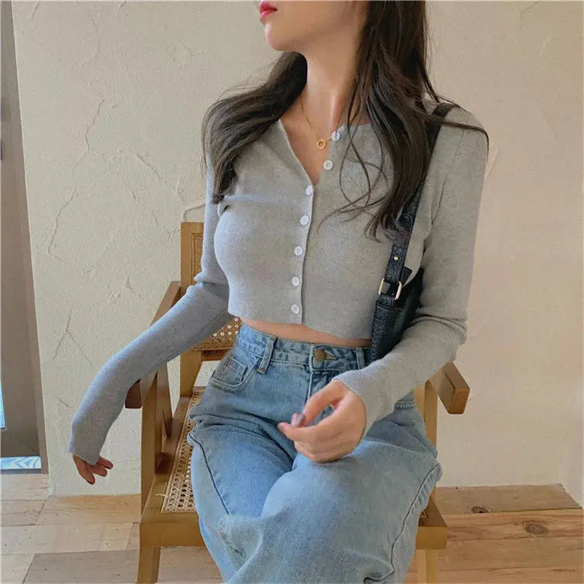 Crop Top-genser Motelys