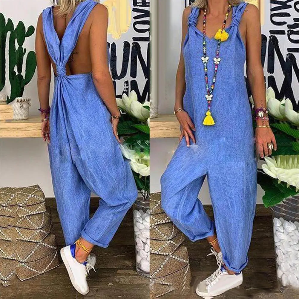 UrbanVibe - Stilfull Jumpsuit for Moderne Kvinner i Trendy Design Motelys
