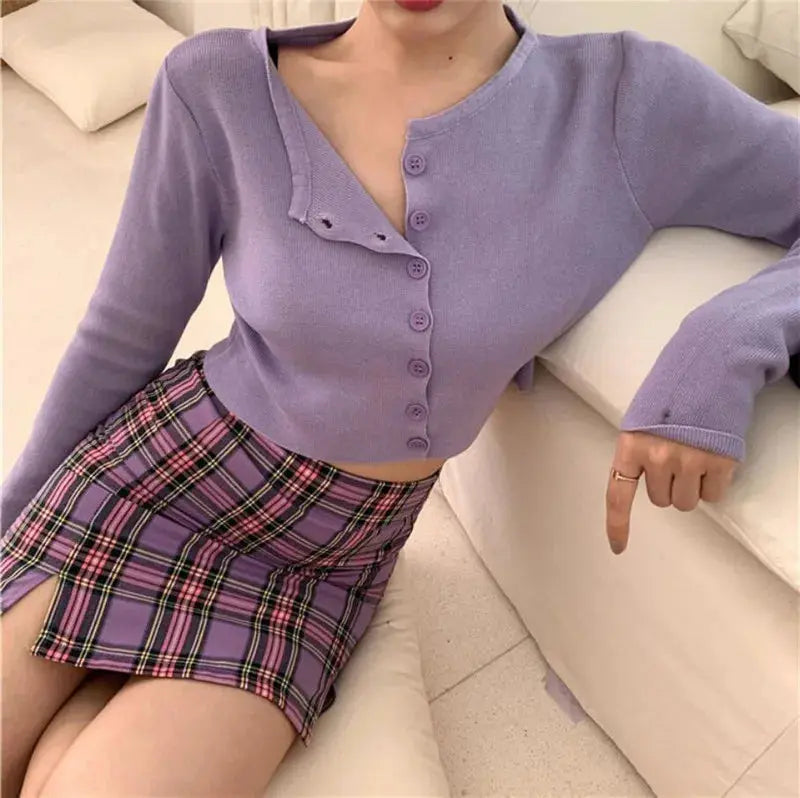 Crop Top-genser Motelys