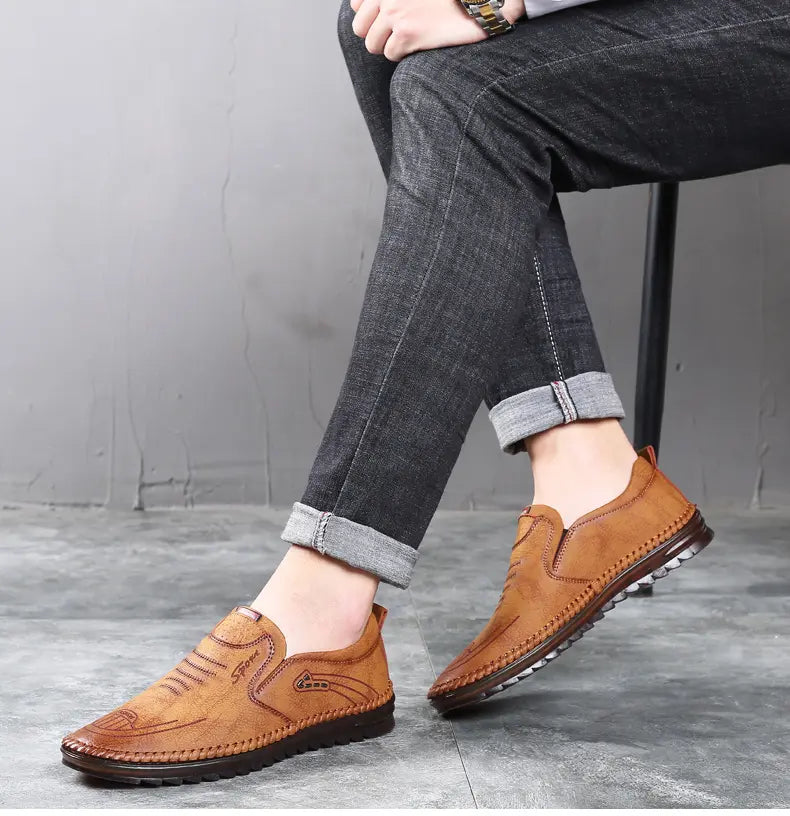 ShoeStyle - Elegante Loafers for Menn med Uovertruffen Komfort Motelys