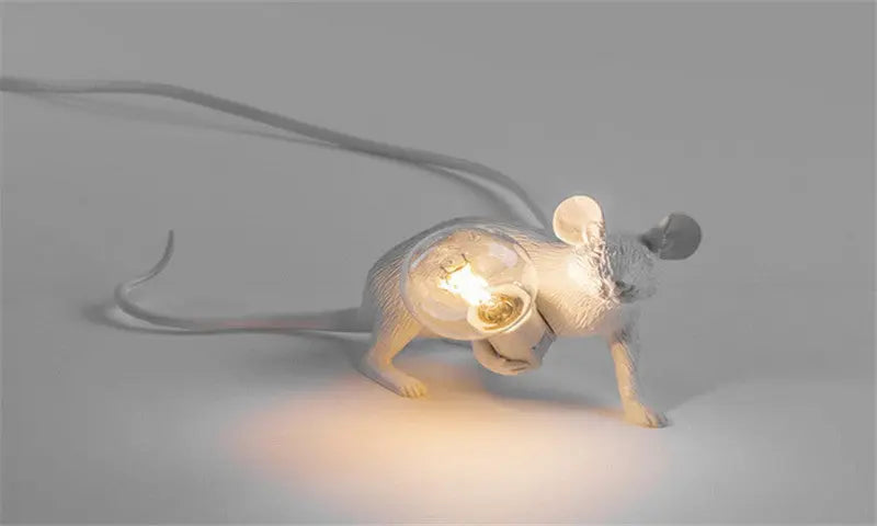 GlowShape - Musformet Bordlampe for Unik Stilig Belysning Motelys