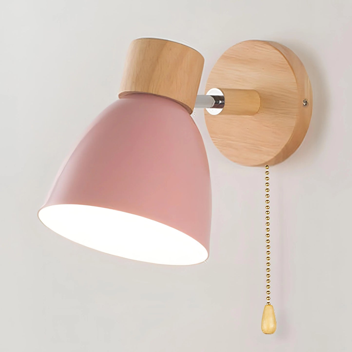 WoodLight - Stilig Vegglampe i Tre for Koselige Rom Motelys
