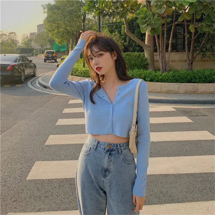Crop Top-genser Motelys