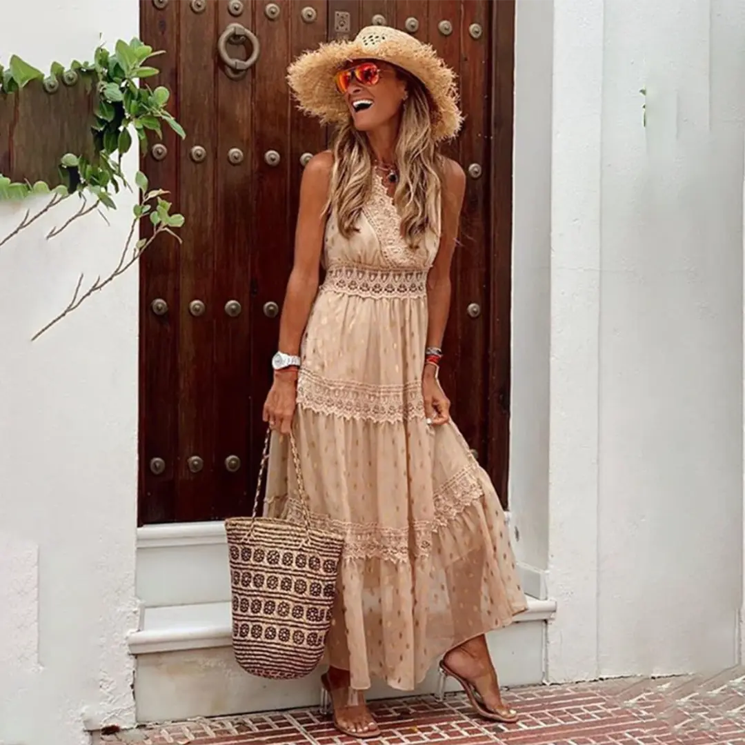 BohoDream - Chic Boho Kjole For Uformell Eleganse Motelys