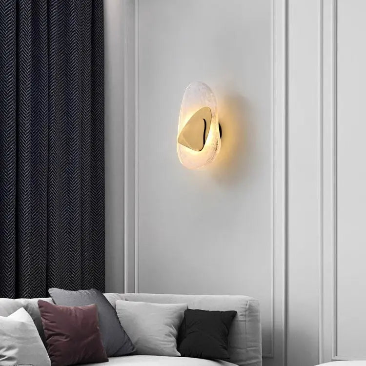 LuxeLight - Elegant LED-Vegglampe i Glass for Stilren Belysning Motelys