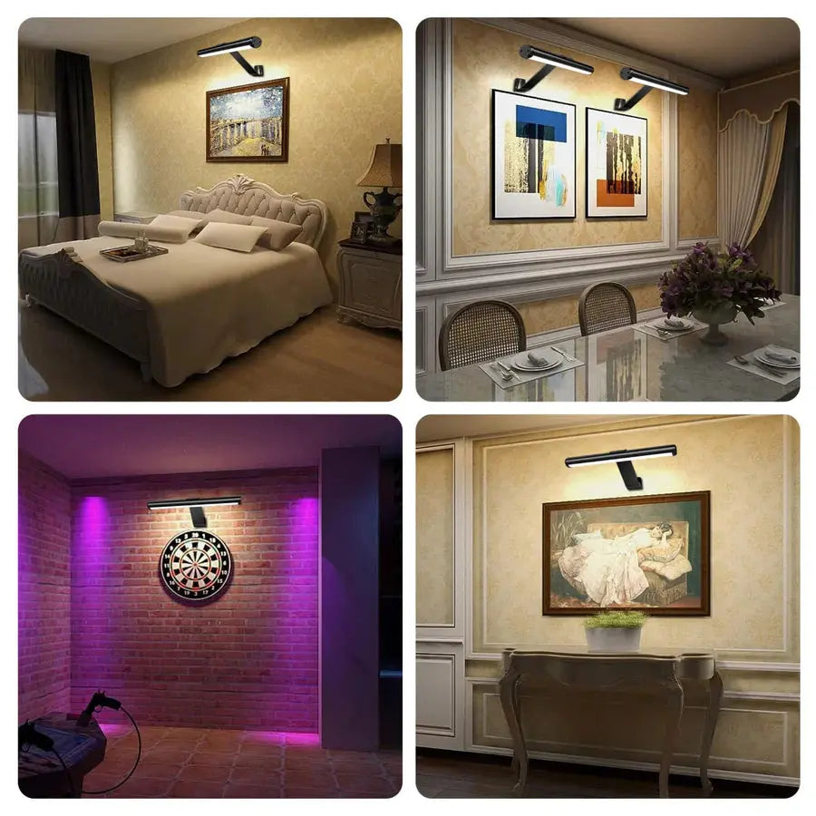 Trådløs LED-belysning for bilder Motelys