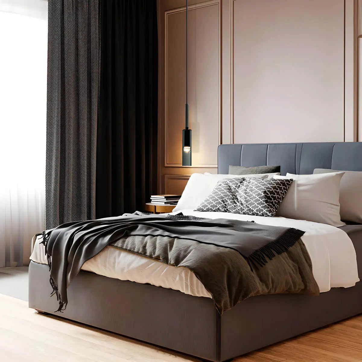 CrystalAura - Elegant Anhengslampe i Krystall for Glamourøs Belysning Motelys