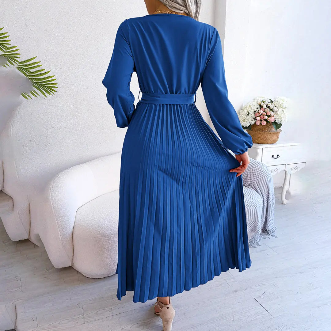 GlamTwist - Stilren Plissert Kjole For Uforglemmelige Anledninger Motelys