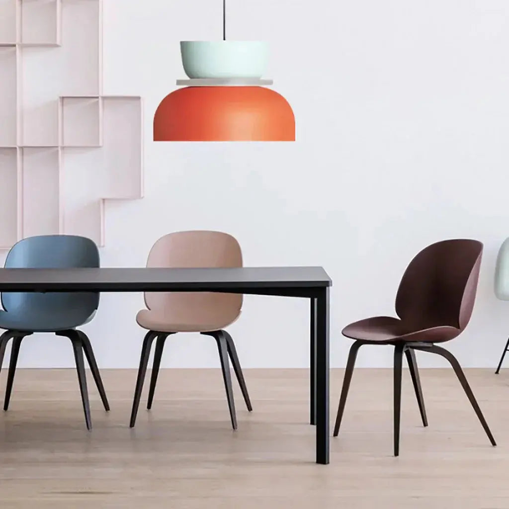 VibrantGlow - Color Block Pendellampe for Et Moderne Hjem Motelys