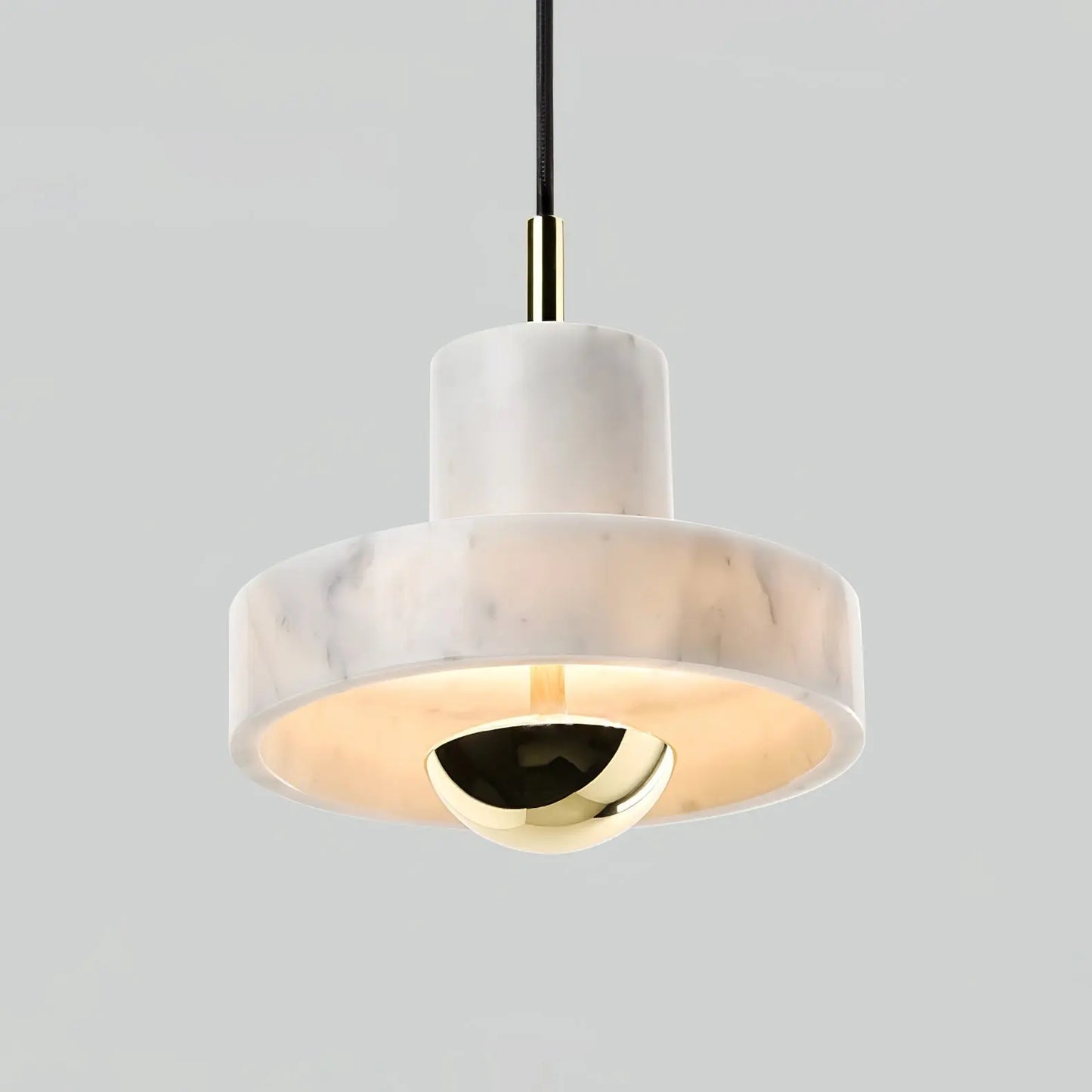 AuraLight - Elegant Marmor Pendellampe for Stilig Belysning Motelys