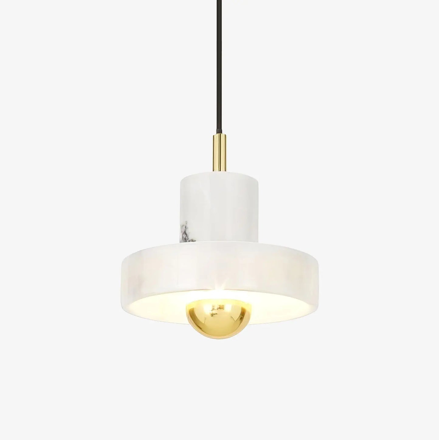 AuraLight - Elegant Marmor Pendellampe for Stilig Belysning Motelys