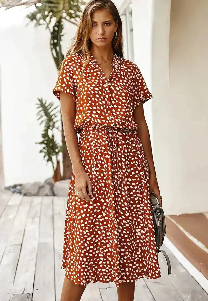 BohoChic - Midikjole i Bohemstil for En Uimotståelig Look Motelys