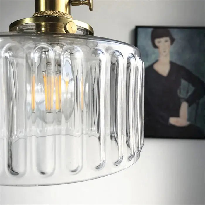 CrystalHaven - Stilig Hengelampe med Krystaller for Elegante Rom Motelys