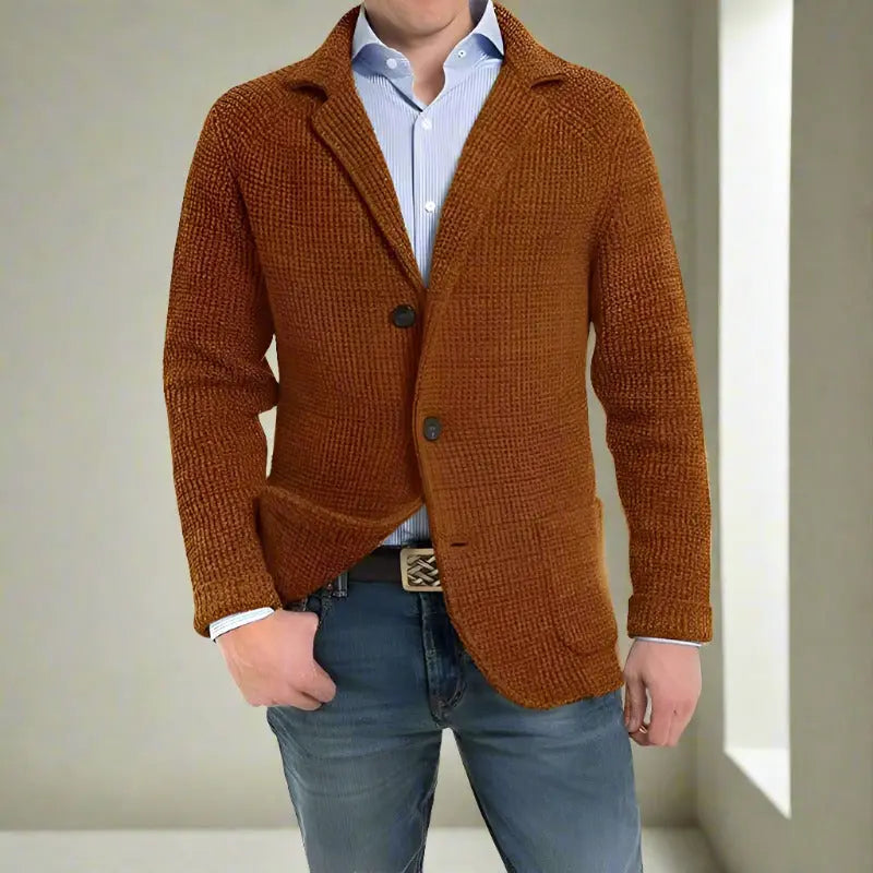 UrbanWardrobe - Herrevest i Ull med Knapper for Komfort og Stil Motelys