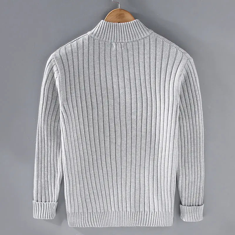 ChicKnit - Strikket Cardigan for Menn i Moderne Stil Motelys