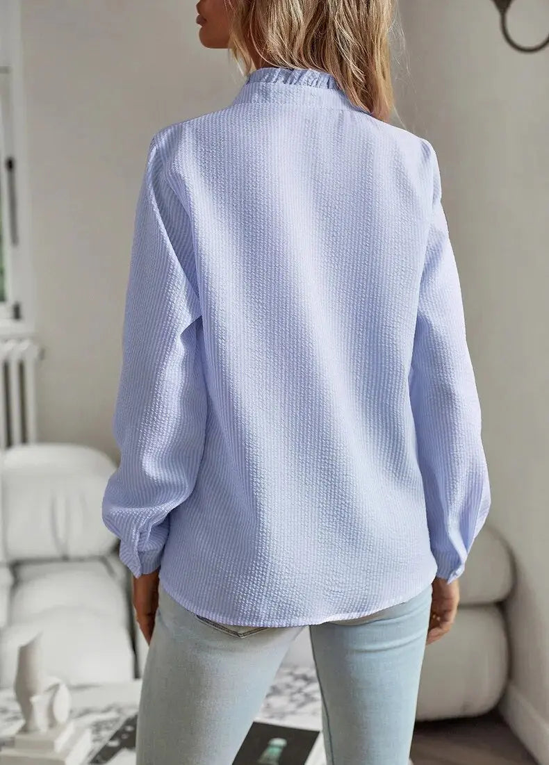 ChicBliss - Stilren Bluse for En Uformell Eleganse Motelys
