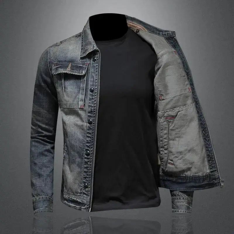 Denimjakke for menn Motelys