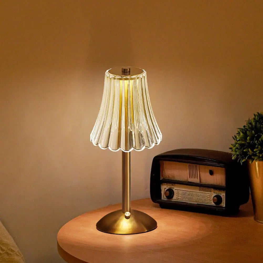 BrightBeam - Praktisk LED-bordlampe USB-oppladbar for Hjemmet Motelys