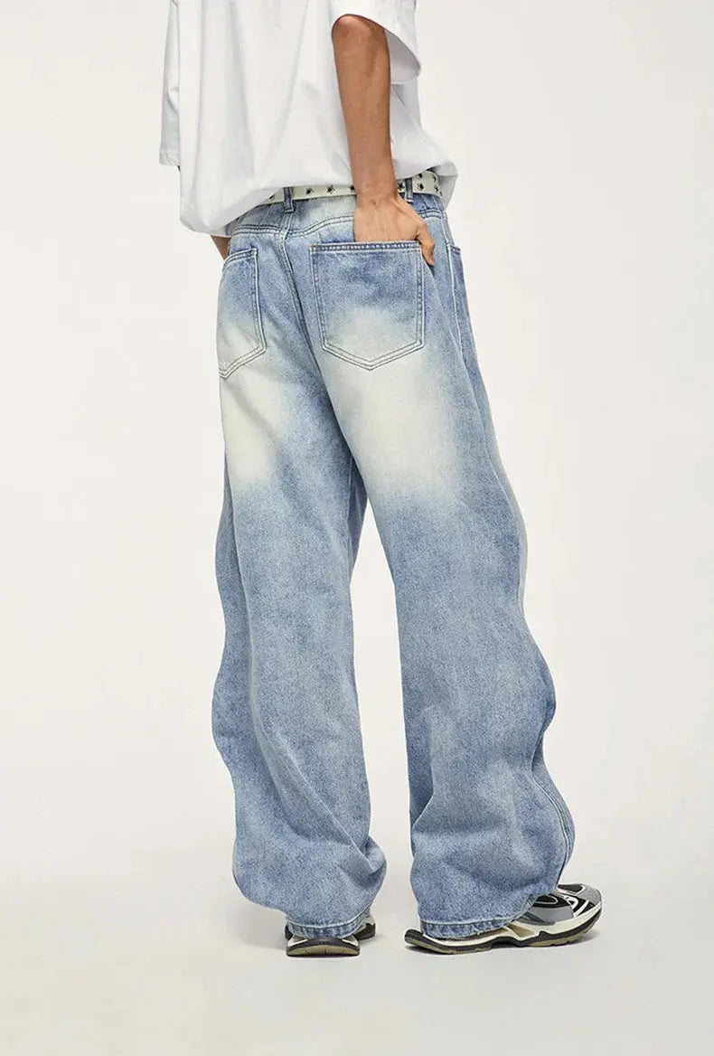 ChillDenim - Stilige Jeans Med Vide Ben For En Avslappet Look Motelys