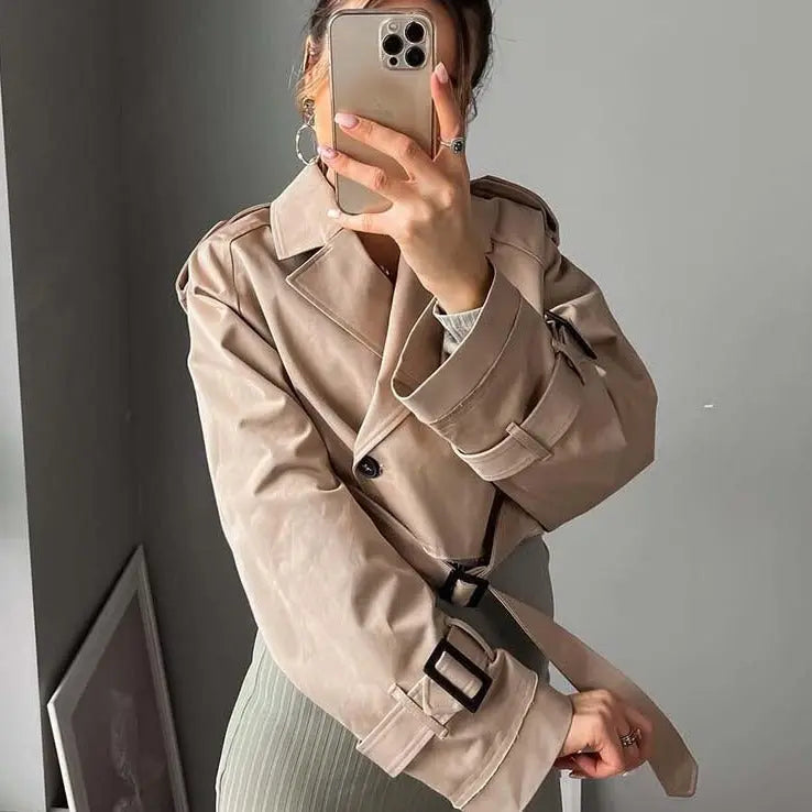 Kort trenchcoat Motelys